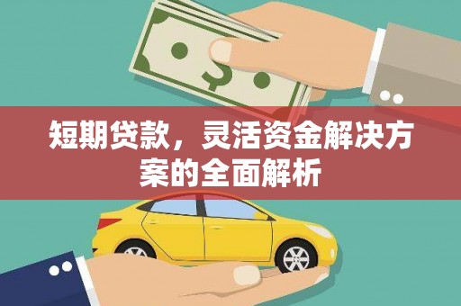 峨山短期贷款，灵活资金解决方案的全面解析