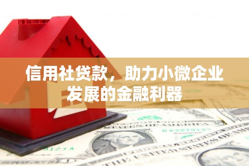 峨山信用社贷款，助力小微企业发展的金融利器