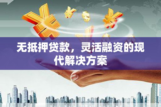峨山无抵押贷款，灵活融资的现代解决方案
